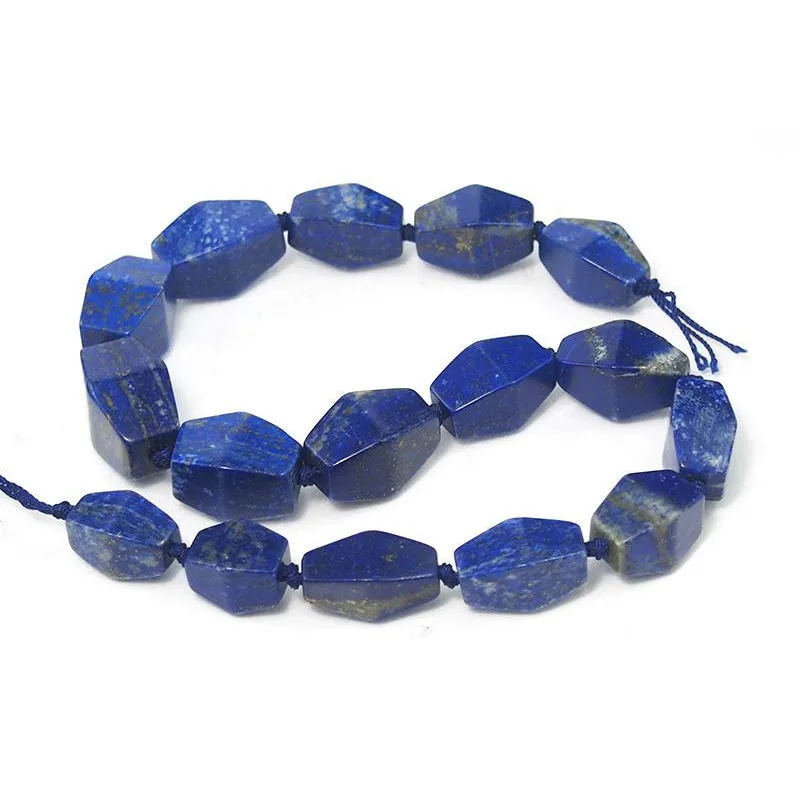 Lapis Lazuli Rhomboid Strand