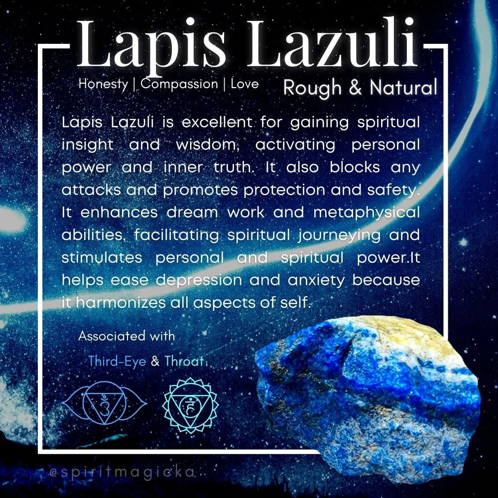 Lapis Lazuli Rough Natural Stone