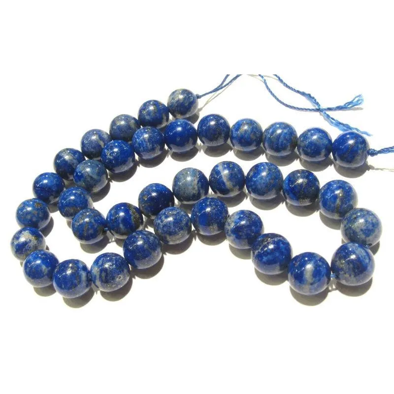 Lapis Lazuli Smooth Rounds 11mm Strand