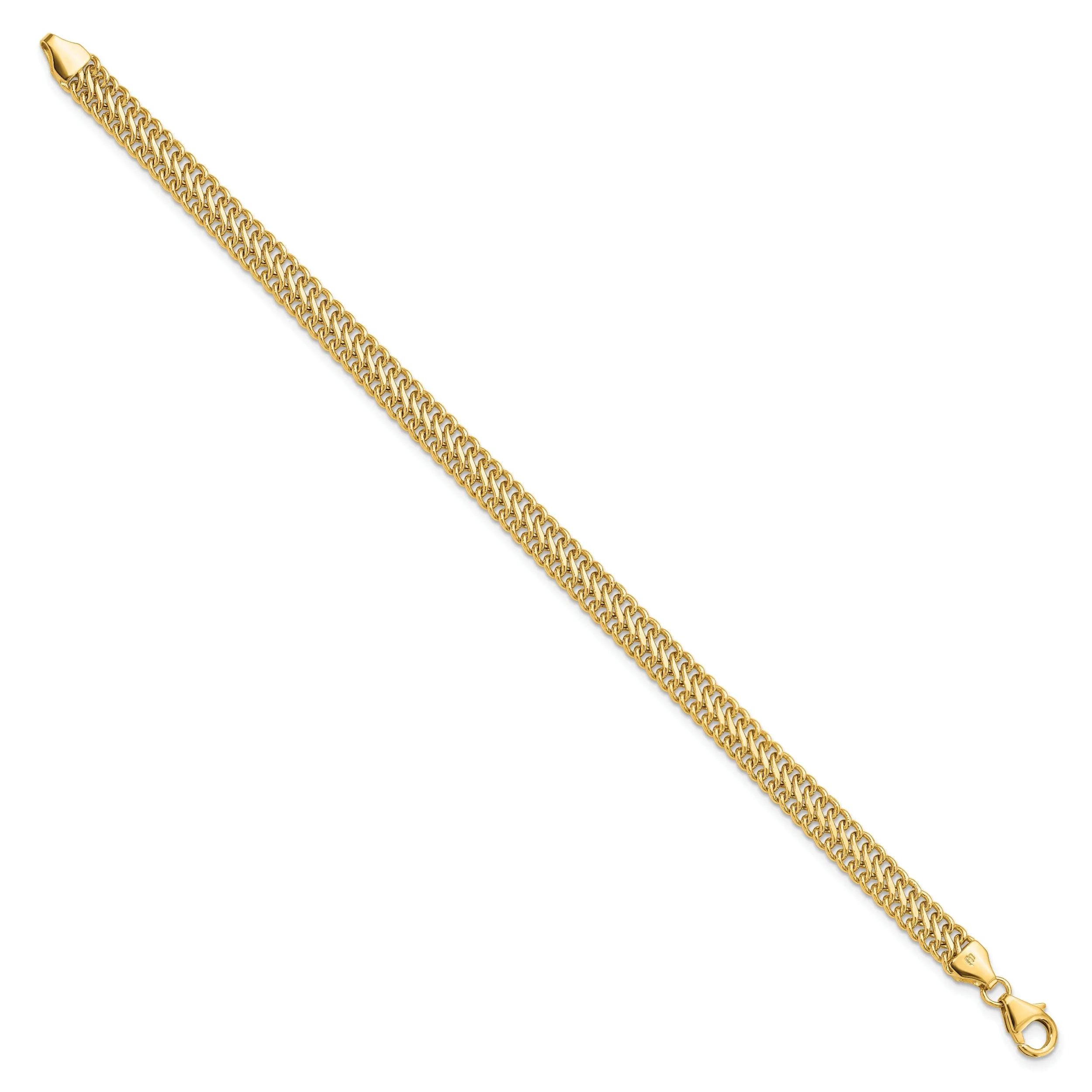 Leslie 14k Yellow Gold Polished S Link Bracelet