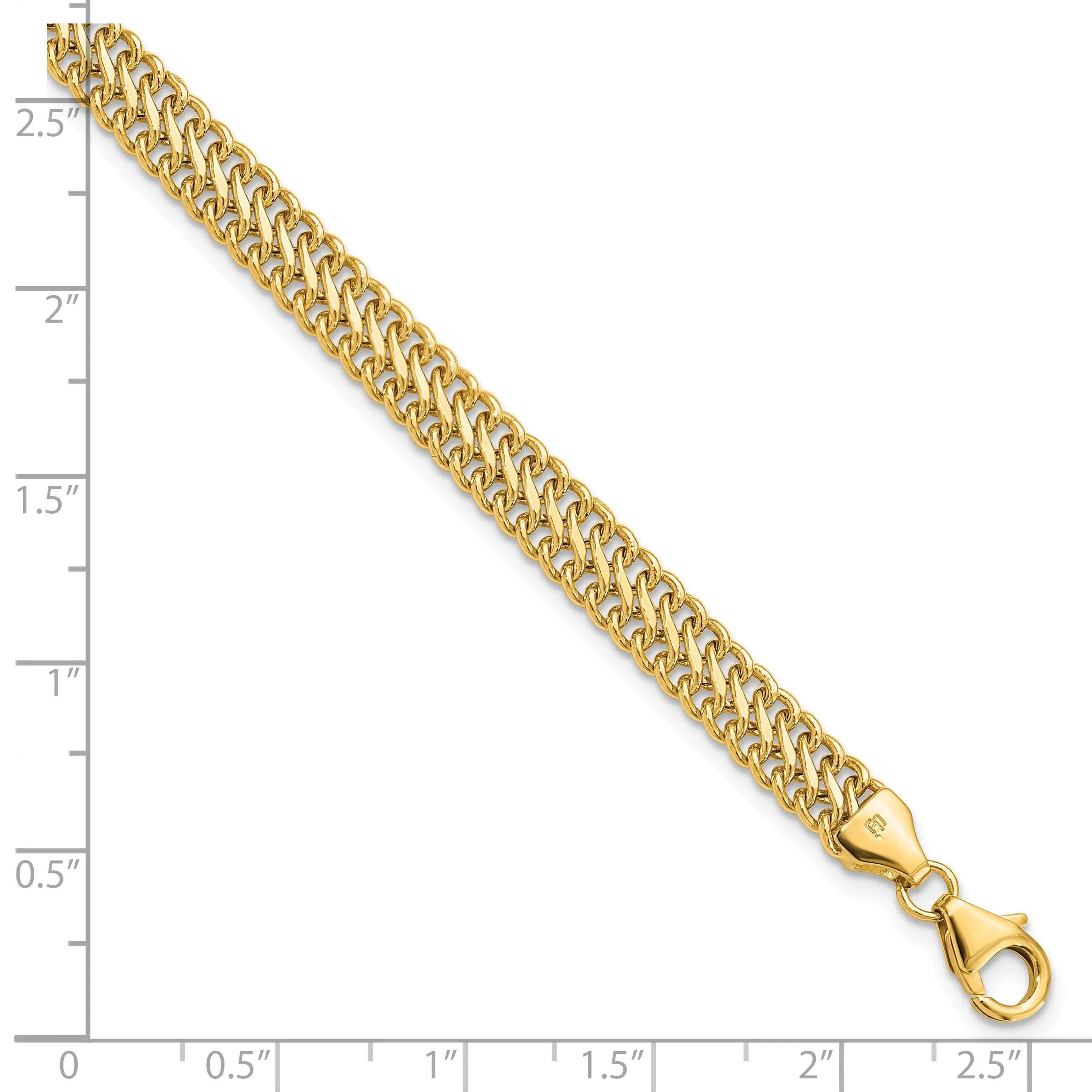 Leslie 14k Yellow Gold Polished S Link Bracelet