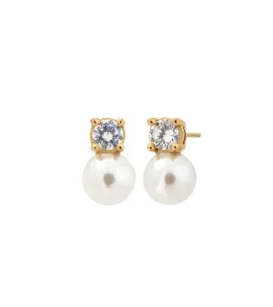 Luna Studs Small Gold