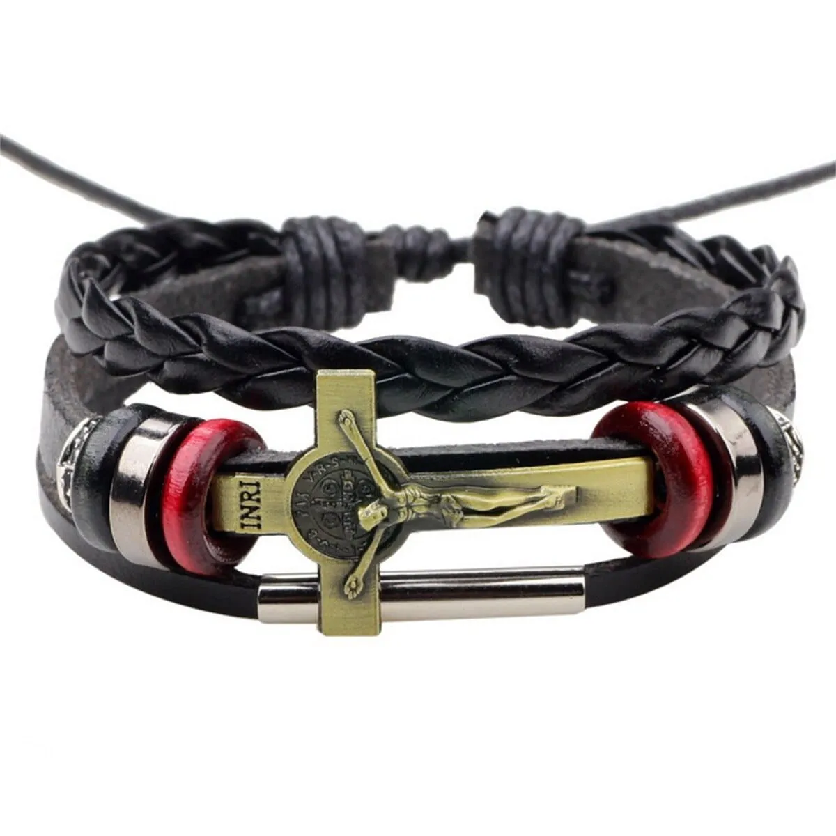 Men's Cross Bracelet <br> Jesus' Sacrifice