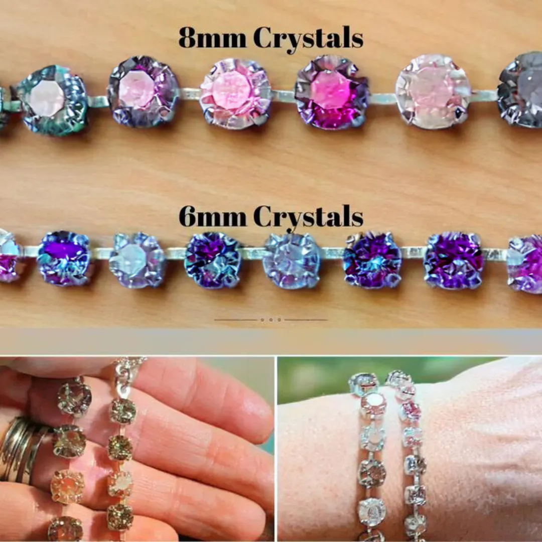 Mermaid Faceted Crystal Bracelet