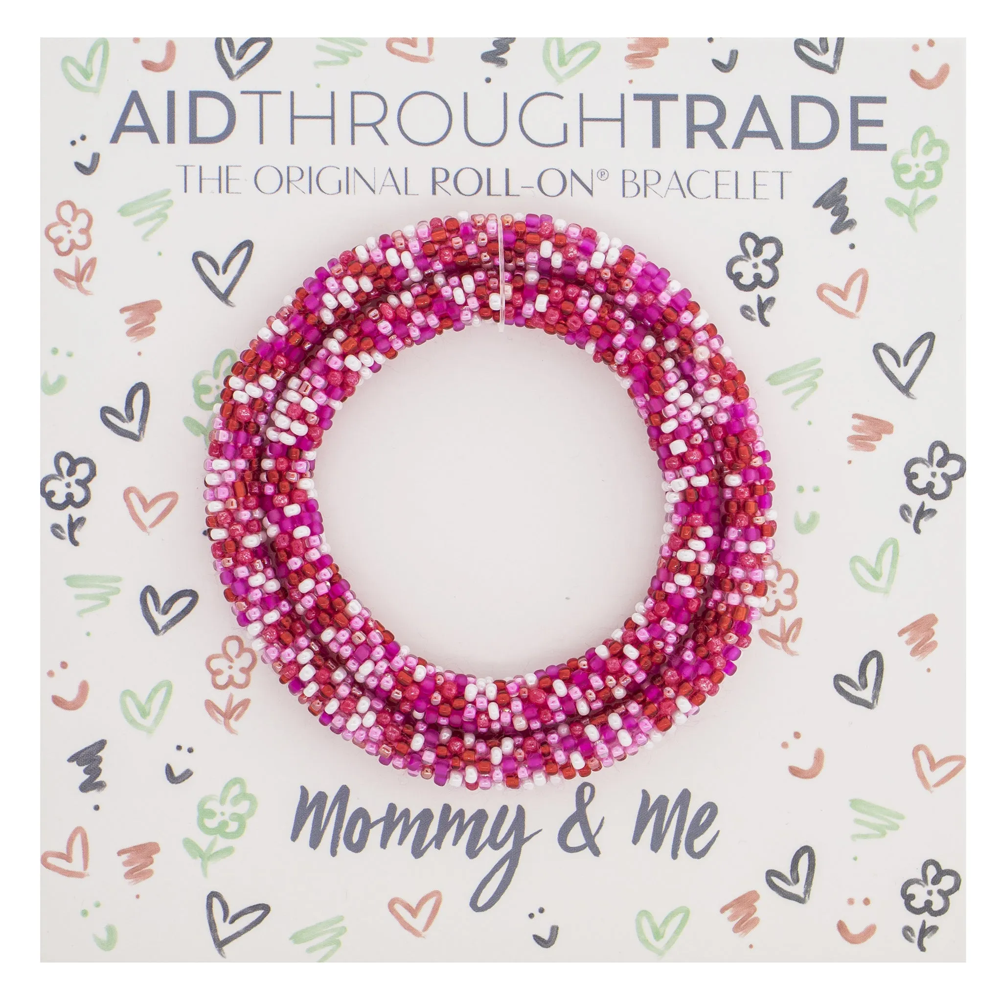 Mommy & Me Roll-On® Bracelets <br> Blooming Bouquet