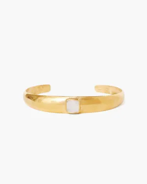 Moonstone Gold Cliff Cuff