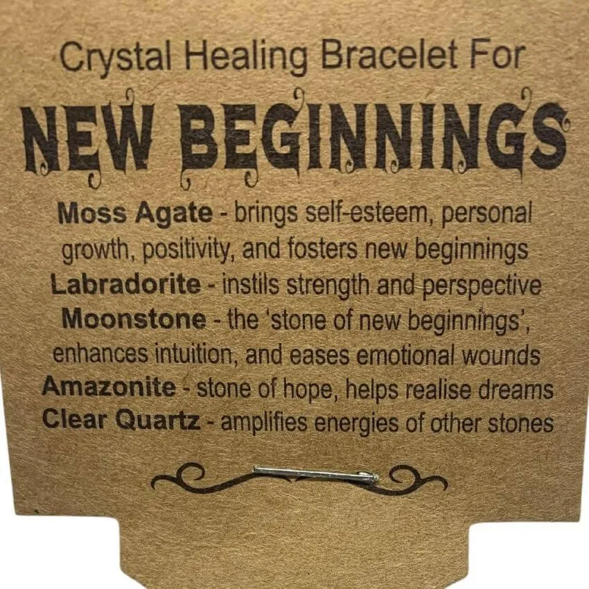 New Beginnings | Crystal Healing Bracelet