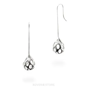 OLEA LONG-STEM - Earrings - Sterling Silver