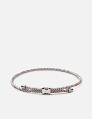 Orson Pull Bungee Rope Bracelet, Sterling Silver