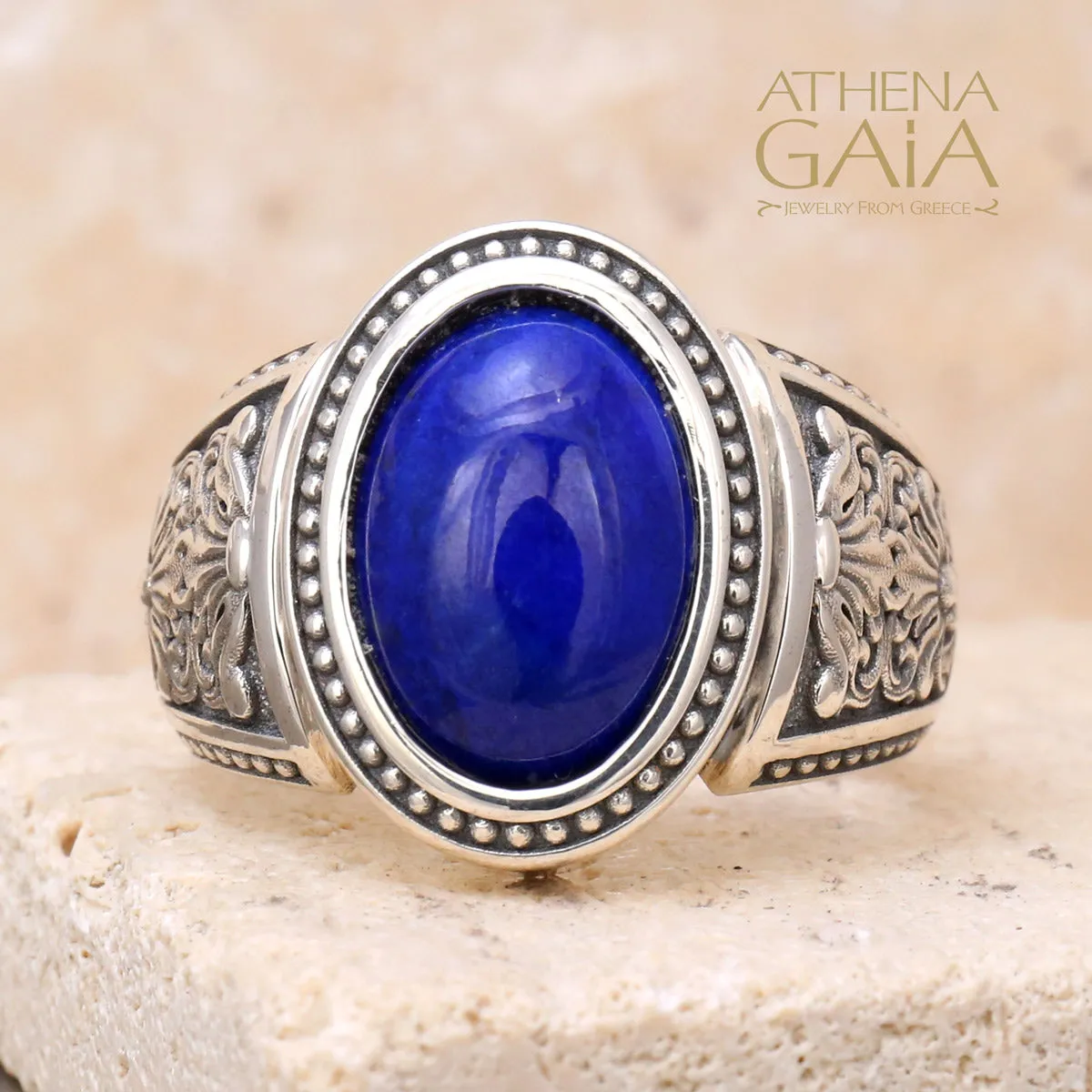 Oval Lapis Anthem Ring