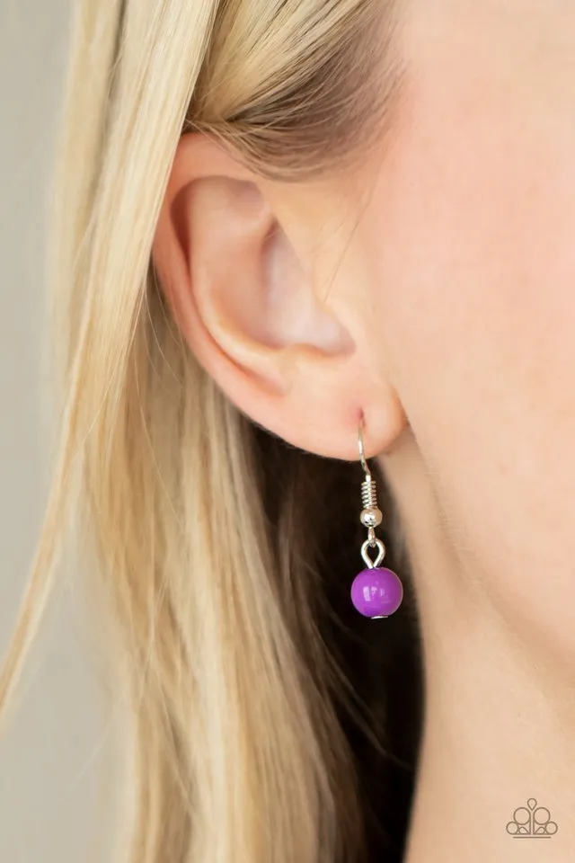 Paparazzi Necklace ~ STAYCATION All I Ever Wanted - Purple