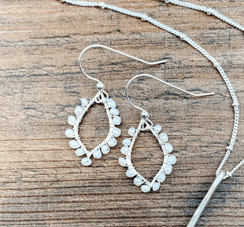 Pearl Hoops