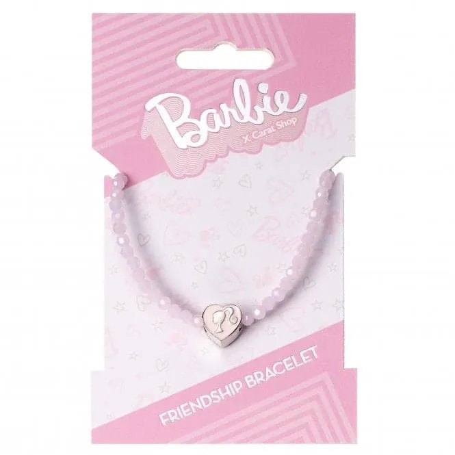 Pink Friendship Heart Shaped Bead Bracelet BMFB0007