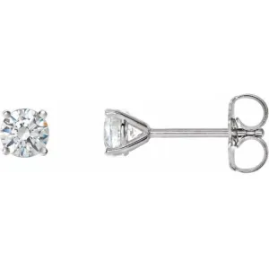 Platinum 3/4 CTW Natural Diamond Cocktail-Style Earrings