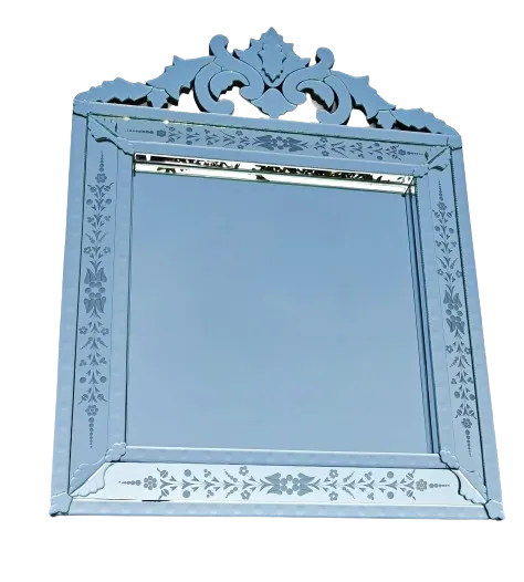 Rectangular Crown Venetian Mirror VD-808