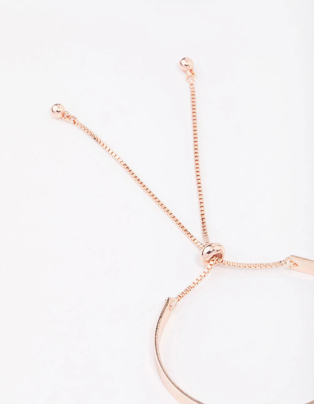 Rose Gold Simple Toggle Bracelet