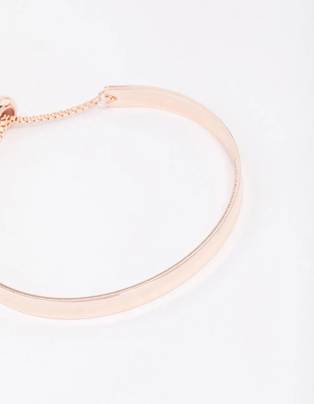 Rose Gold Simple Toggle Bracelet