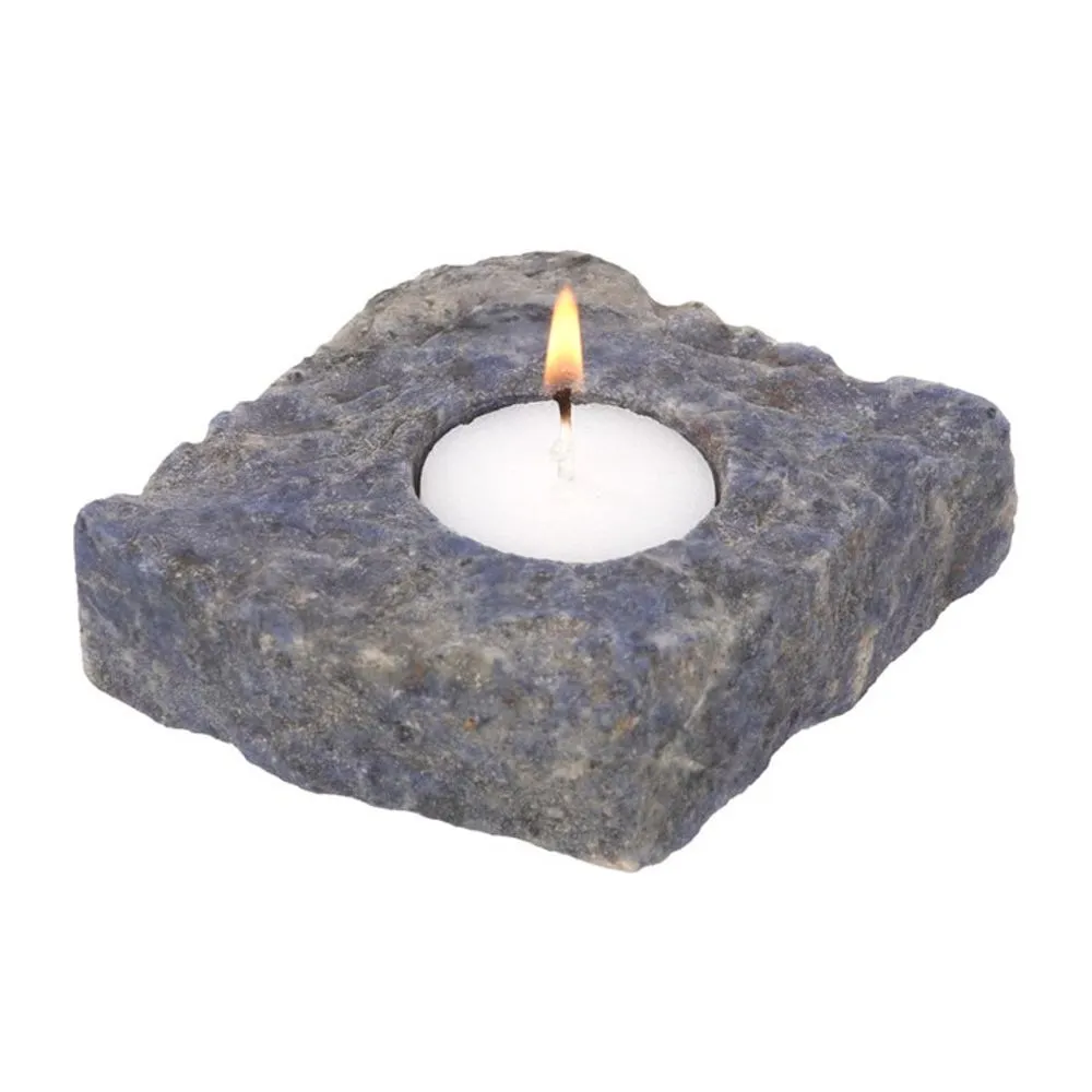 Sodalite Stone Tealight Holder