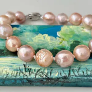 soft petal color Japan Kasumi pearl bracelet