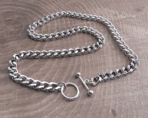 Squared Leash Chain Necklace Toggle