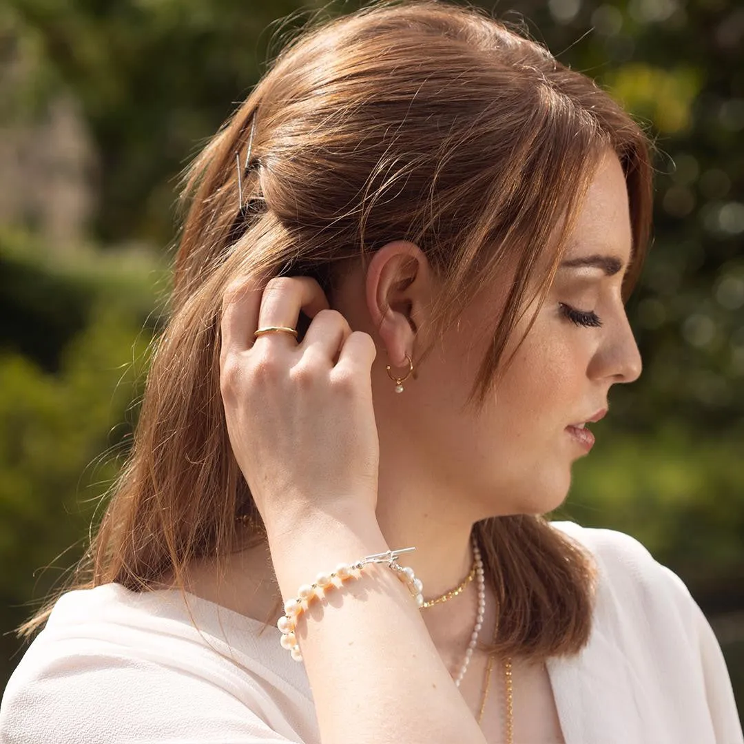 Sterling Pearl Bracelet | Ivory