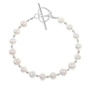 Sterling Pearl Bracelet | Ivory