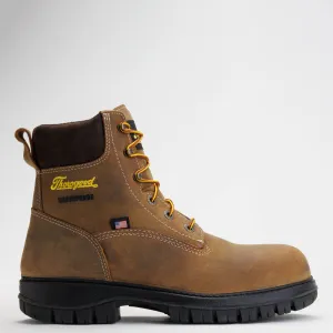 Thorogood Boots 804-4149 Genesis Series 6″ Chestnut  Nano Safety Toe Waterproof Made in USA