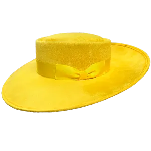 Whittier Zoot Suit Tando Hat - YELLOW