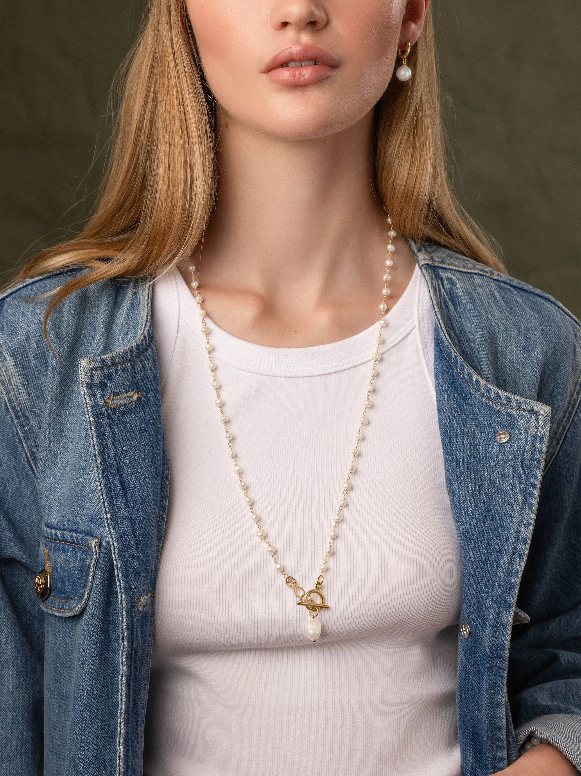 Women's Pearl Wrap Necklace