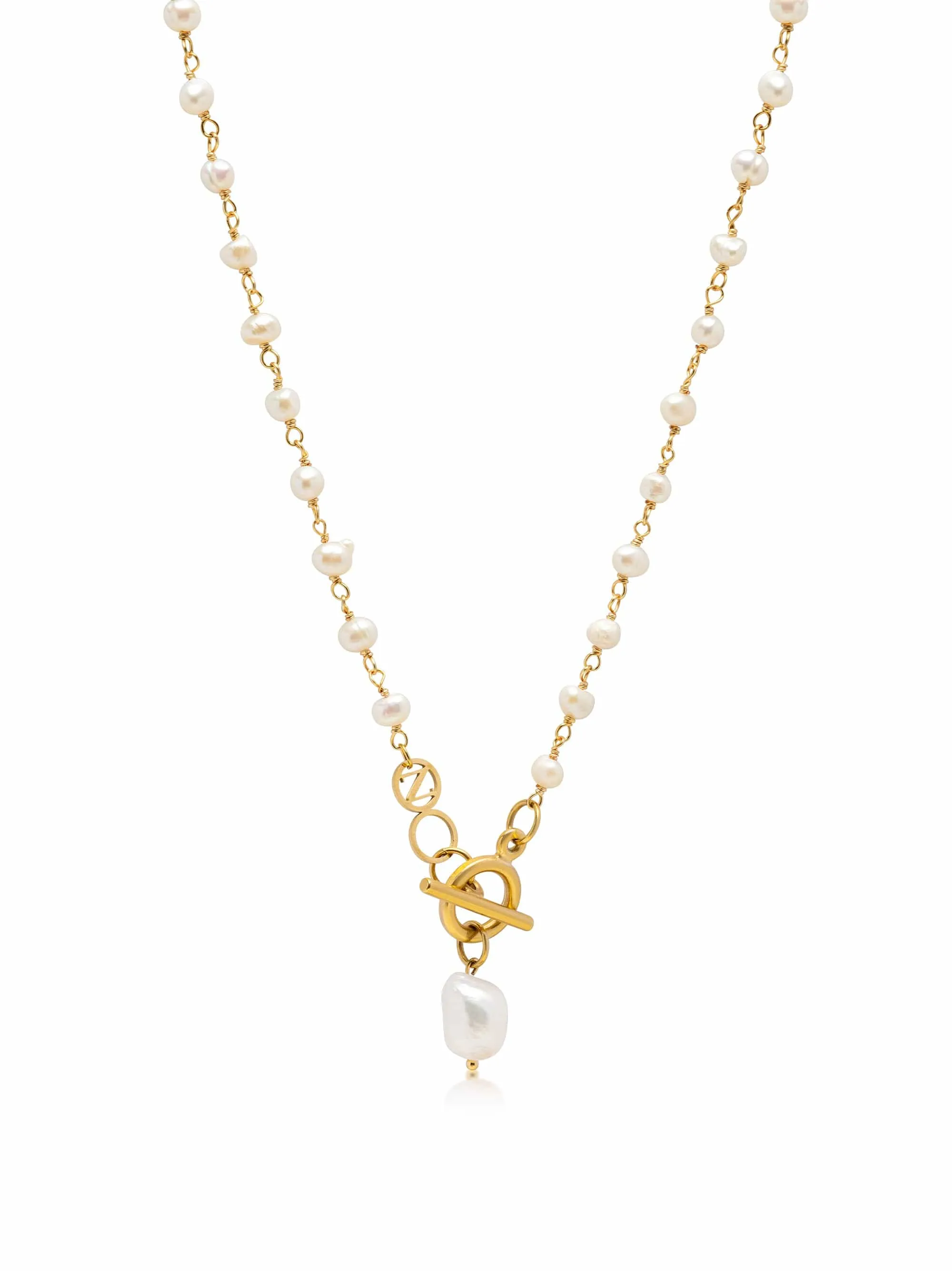 Women's Pearl Wrap Necklace