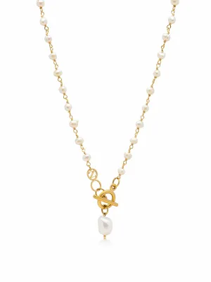 Women's Pearl Wrap Necklace